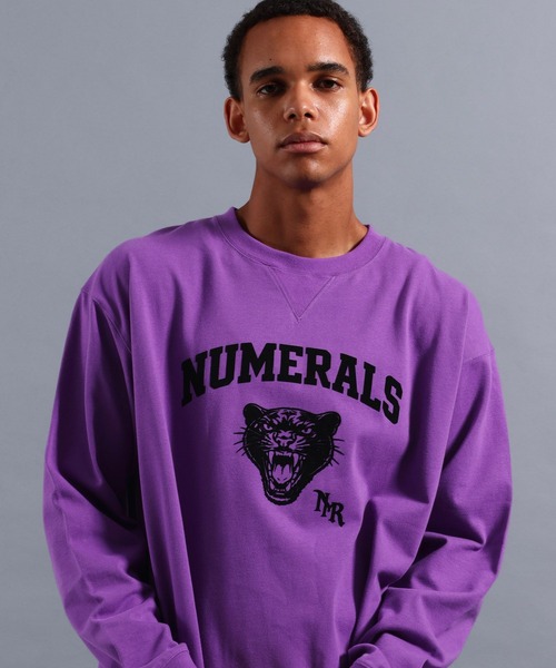 NUMERALS（ヌメラルズ）の「[NUMERALS]NO WORRIES NUMERALS LOGO HIGH-DENSITY T（Tシャツ/カットソー・メンズ・ホワイト/ブラック/パープル・LARGE/MEDIUM）」の17枚目の写真