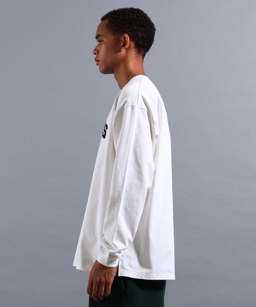 NUMERALS（ヌメラルズ）の「[NUMERALS]NO WORRIES NUMERALS LOGO HIGH-DENSITY T（Tシャツ/カットソー・メンズ・ホワイト/ブラック/パープル・LARGE/MEDIUM）」の20枚目の写真