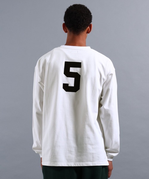 NUMERALS（ヌメラルズ）の「[NUMERALS]NO WORRIES NUMERALS LOGO HIGH-DENSITY T（Tシャツ/カットソー・メンズ・ホワイト/ブラック/パープル・LARGE/MEDIUM）」の21枚目の写真