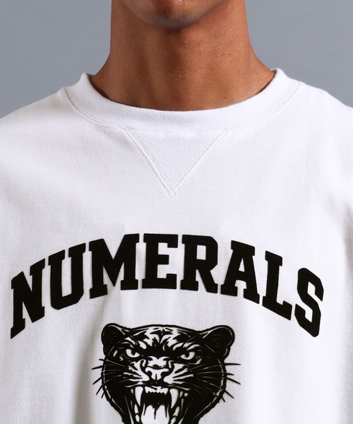 NUMERALS（ヌメラルズ）の「[NUMERALS]NO WORRIES NUMERALS LOGO HIGH-DENSITY T（Tシャツ/カットソー・メンズ・ホワイト/ブラック/パープル・LARGE/MEDIUM）」の22枚目の写真