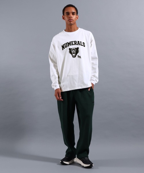 NUMERALS（ヌメラルズ）の「[NUMERALS]NO WORRIES NUMERALS LOGO HIGH-DENSITY T（Tシャツ/カットソー・メンズ・ホワイト/ブラック/パープル・LARGE/MEDIUM）」の4枚目の写真