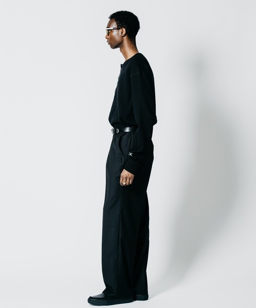 CRIMIE(クライミー)の「THERMAL C-CHAIN HENLY NECKT LONG SLEEVE T SHIRT(Tシャツ/カットソー・メンズ・ブラック/ホワイト・XXL/XL/L/M/S)」の11枚目の写真
