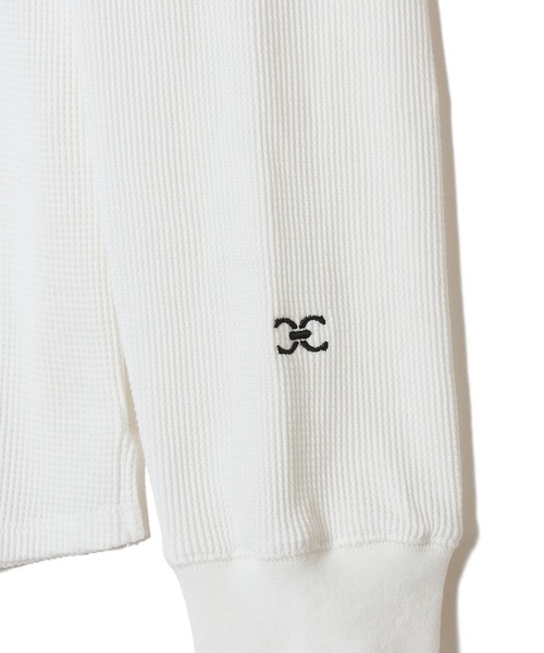CRIMIE(クライミー)の「THERMAL C-CHAIN HENLY NECKT LONG SLEEVE T SHIRT(Tシャツ/カットソー・メンズ・ブラック/ホワイト・XXL/XL/L/M/S)」の16枚目の写真