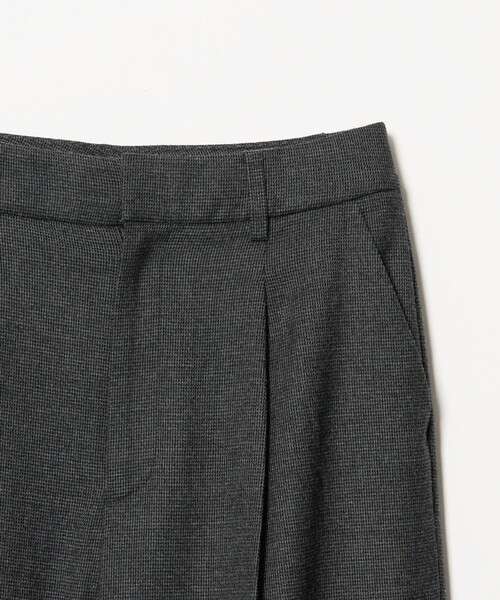 green label relaxing（グリーンレーベルリラクシング）の「［size SHORT/TALLあり］ヘアライン ストレート パンツ ストレッチ（スラックス・レディース・ダークブラウン/ダークグレー・SHORT/34/36/38/40/42/44/46/TALL）」の5枚目の写真
