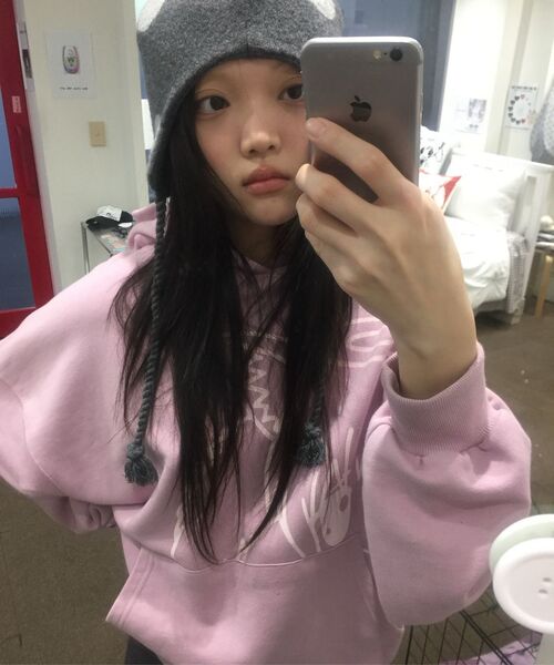 ITZAVIBE(イッザバイブ)の「CAT GIRL HOODIE - PINK(パーカー・レディース・その他・FREE)」の7枚目の写真