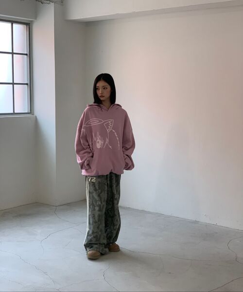 ITZAVIBE(イッザバイブ)の「CAT GIRL HOODIE - PINK(パーカー・レディース・その他・FREE)」の10枚目の写真