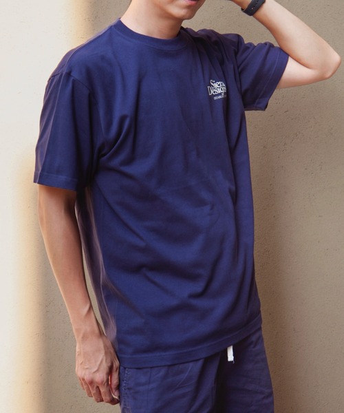 SIERRA DESIGNS(シェラデザイン)の「大人のロゴTシャツ、限定先行販売【SIERRA DESIGNS】SD LOGO TEE コットンTシャツ(Tシャツ/カットソー・メンズ・ホワイト/ブラック/インディゴブルー/ブラウン・LARGE/X-LARGE/MEDIUM)」の4枚目の写真