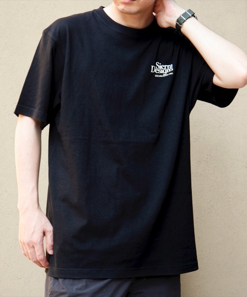 SIERRA DESIGNS(シェラデザイン)の「大人のロゴTシャツ、限定先行販売【SIERRA DESIGNS】SD LOGO TEE コットンTシャツ(Tシャツ/カットソー・メンズ・ホワイト/ブラック/インディゴブルー/ブラウン・LARGE/X-LARGE/MEDIUM)」の12枚目の写真