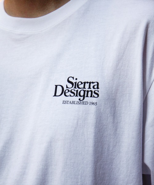 SIERRA DESIGNS(シェラデザイン)の「大人のロゴTシャツ、限定先行販売【SIERRA DESIGNS】SD LOGO TEE コットンTシャツ(Tシャツ/カットソー・メンズ・ホワイト/ブラック/インディゴブルー/ブラウン・LARGE/X-LARGE/MEDIUM)」の8枚目の写真