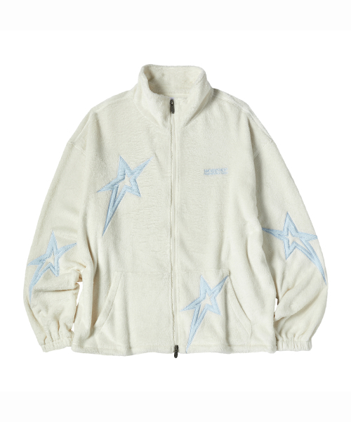 TRAVEL（トラベル）の「スター ポーラ ハイネック ボアジャケット アイボリー（その他アウター・レディース・その他・SMALL/MEDIUM/LARGE）」の5枚目の写真