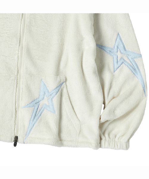 TRAVEL（トラベル）の「スター ポーラ ハイネック ボアジャケット アイボリー（その他アウター・レディース・その他・SMALL/MEDIUM/LARGE）」の7枚目の写真