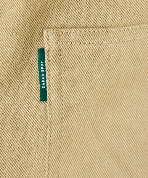 SAFARISPOT(サファリスポット)の「1/2ベーシックサファリカーペンタコットンパンツ(ベージュ)(その他パンツ・レディース・その他・1)」の5枚目の写真