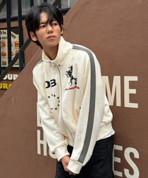 AMOU（アモウ）の「AMOU Horse Track Jacket CREAM（ナイロンジャケット）」