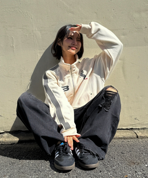 AMOU（アモウ）の「AMOU Horse Track Jacket CREAM（ナイロンジャケット・レディース・その他・1/2）」の18枚目の写真