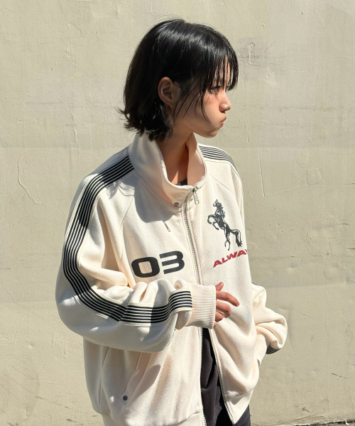 AMOU（アモウ）の「AMOU Horse Track Jacket CREAM（ナイロンジャケット・レディース・その他・1/2）」の16枚目の写真