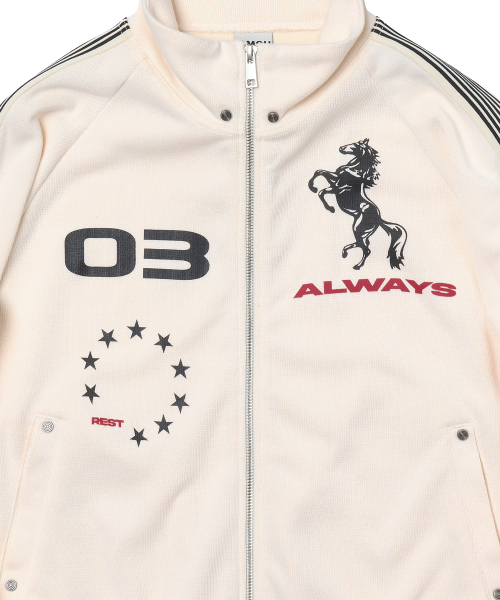 AMOU（アモウ）の「AMOU Horse Track Jacket CREAM（ナイロンジャケット・レディース・その他・1/2）」の11枚目の写真