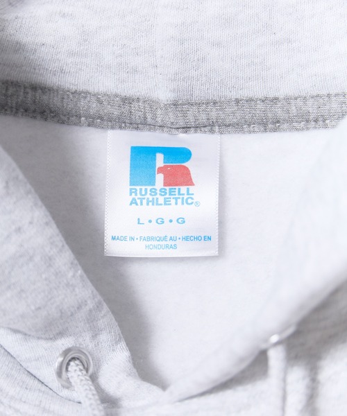 Russell Athletic(ラッセルアスレティック)の「Russell Athletic/ラッセルアスレティック DRI POWER FLEECE ピスネーム プルオーバーパーカー スウェット トレーナー メンズ レディース 2026年 秋 秋服 冬 冬服(パーカー・メンズ・レッド/アッシュグレー/ブラック/ホワイト・XXL/L/M/XL)」の13枚目の写真