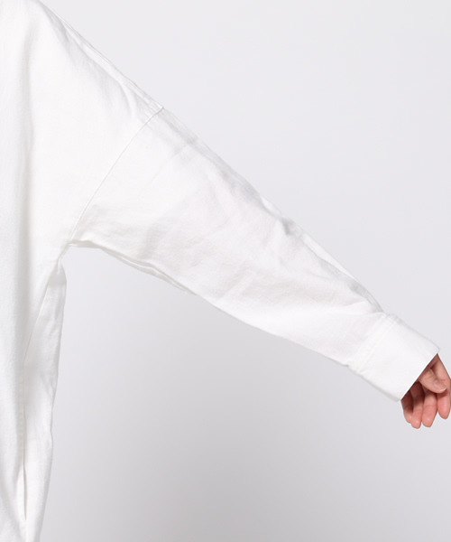 SLY(スライ)の「ラフLONG SH-S(シャツ/ブラウス・レディース・ネイビー/ホワイト・FREE)」の10枚目の写真