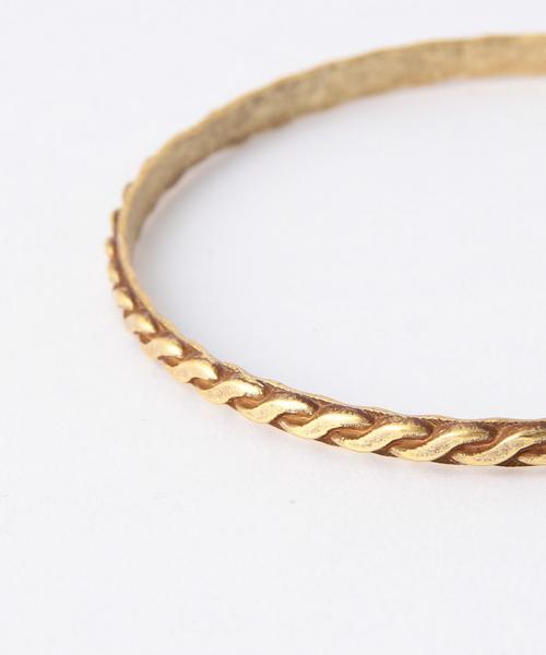 green label relaxing(グリーンレーベルリラクシング)の「OJO DE MEX BC バングル S7(バングル/リストバンド・メンズ・ゴールド・FREE)」の3枚目の写真
