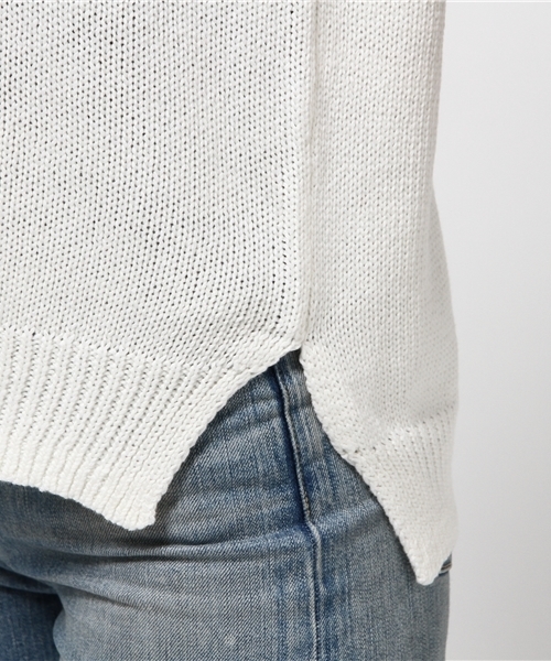 SLY(スライ)の「LILY YARN MG TOPS(ニット/セーター・レディース・ライトピンク/ネイビー/ホワイト・FREE)」の9枚目の写真