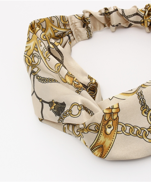 URBAN RESEARCH DOORS WOMENS（アーバンリサーチ ドアーズ ウィメンズ）の「DOORS スカーフガラターバン（ヘアバンド・レディース・ベージュ/ネイビー/ブラック/レッド・ONE）」の7枚目の写真