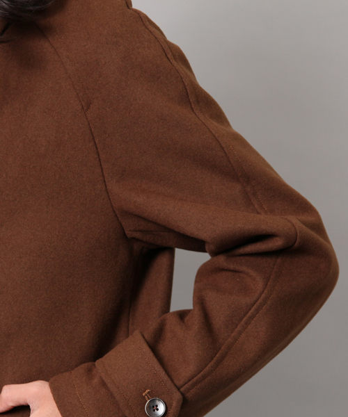 AMERICAN RAG CIE（アメリカンラグシー）の「ウール ステンカラーコート WEB限定（ステンカラーコート・メンズ・キャメル/マルーン/ブラック・1/2/3）」の21枚目の写真