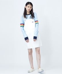 X-girl | MADEME/X-GIRL CANVAS OVERALL DRESS(ワンピース)