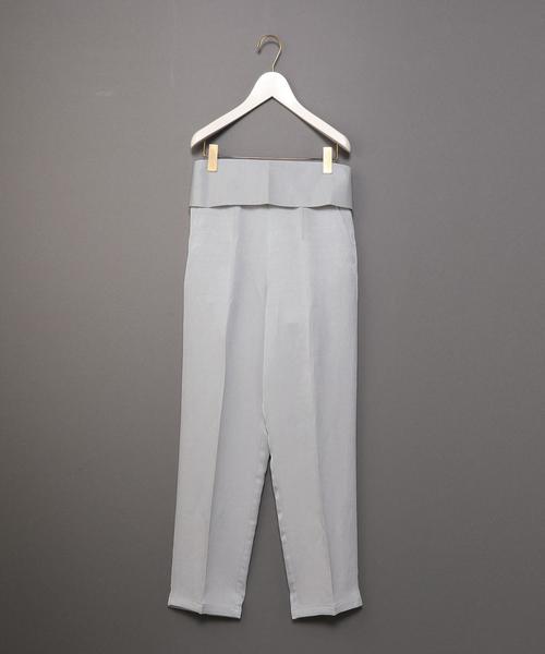 6(ロク)の「<6(ROKU)>SHEEN BELT PANTS/パンツ ◆(その他パンツ・レディース・ライトグレー/ベージュ・38/36/34)」の10枚目の写真