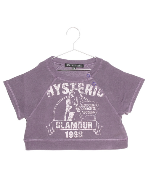 JOEY HYSTERIC（ジョーイヒステリック）の「HOOCHIE COOCHIE FIVE pt SW（スウェット・キッズ・チャコール/パープル/レッド・X-SMALL/SMALL/MEDIUM）」の2枚目の写真