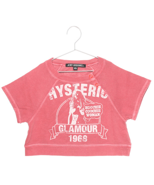 JOEY HYSTERIC（ジョーイヒステリック）の「HOOCHIE COOCHIE FIVE pt SW（スウェット・キッズ・チャコール/パープル/レッド・X-SMALL/SMALL/MEDIUM）」の3枚目の写真