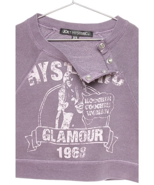 JOEY HYSTERIC（ジョーイヒステリック）の「HOOCHIE COOCHIE FIVE pt SW（スウェット・キッズ・チャコール/パープル/レッド・X-SMALL/SMALL/MEDIUM）」の5枚目の写真