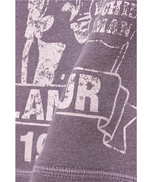 JOEY HYSTERIC（ジョーイヒステリック）の「HOOCHIE COOCHIE FIVE pt SW（スウェット・キッズ・チャコール/パープル/レッド・X-SMALL/SMALL/MEDIUM）」の7枚目の写真