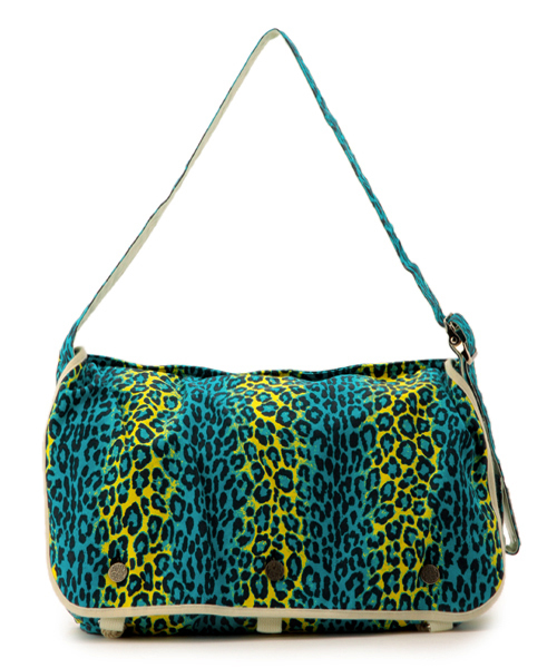 WACKO MARIA（ワコマリア）の「WACKO MARIA×PORTER MESSENGER BAG SMALL（LEOPARD）（ショルダーバッグ・メンズ・ホワイト/ブラウン/ピンク/グリーン/ロイヤルブルー・ONE SIZE）」の4枚目の写真