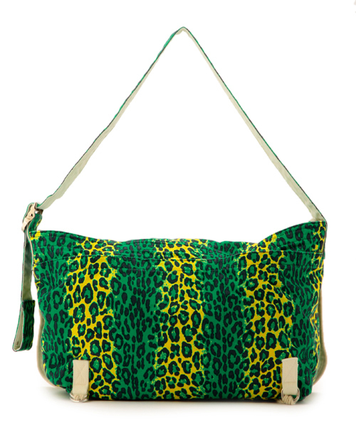 WACKO MARIA（ワコマリア）の「WACKO MARIA×PORTER MESSENGER BAG SMALL（LEOPARD）（ショルダーバッグ・メンズ・ホワイト/ブラウン/ピンク/グリーン/ロイヤルブルー・ONE SIZE）」の6枚目の写真