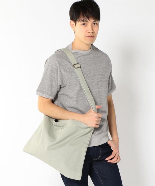coen(コーエン)の「キャンバスショルダーバッグ(ショルダーバッグ・メンズ・オフホワイト/ブラック/グレー/その他1・FREE)」の8枚目の写真