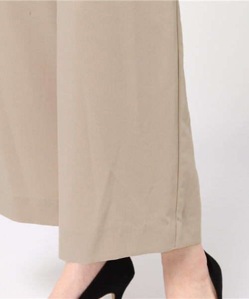 REAL CUBE(リアルキューブ)の「CLOCHE サッシュベルト付タックワイドパンツ(その他パンツ・レディース・ベージュ/ブルー/カーキ・02)」の11枚目の写真