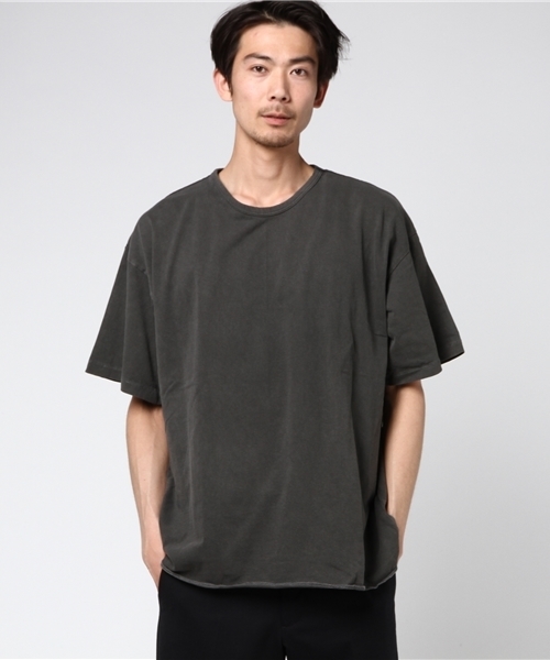 WEGO（ウィゴー）の「WEGO/ピグメントビッグシルエットカットソー（Tシャツ/カットソー・メンズ・ベージュ/スミクロ/ライトピンク/ブルー系その他5/イエロー系その他6/ホワイト系その他5・LARGE/SMALL/MEDIUM）」の17枚目の写真