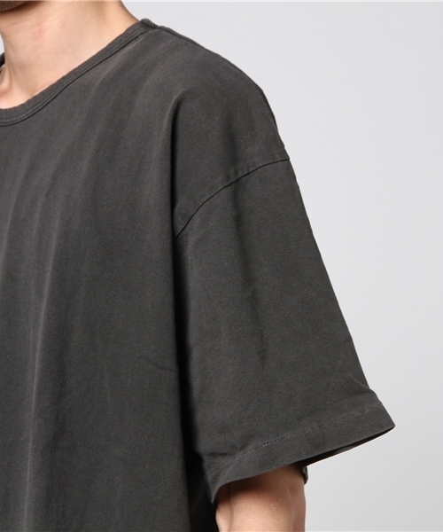 WEGO（ウィゴー）の「WEGO/ピグメントビッグシルエットカットソー（Tシャツ/カットソー・メンズ・ベージュ/スミクロ/ライトピンク/ブルー系その他5/イエロー系その他6/ホワイト系その他5・LARGE/SMALL/MEDIUM）」の10枚目の写真