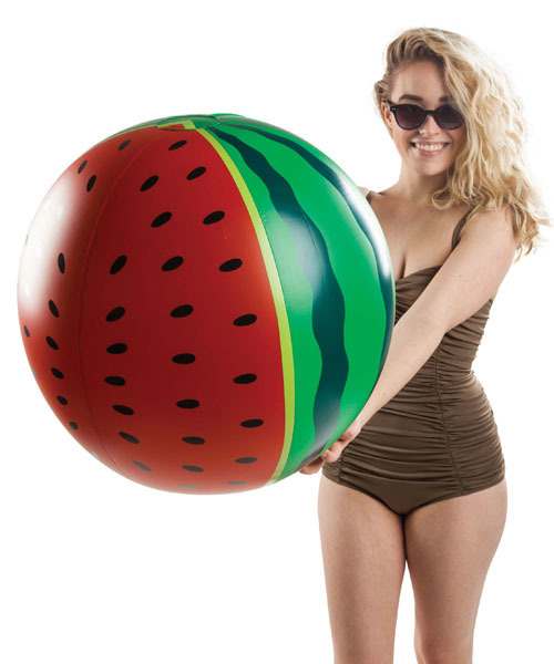 三愛水着 サンアイリゾート サンアイミズギラクエン の Big Mouth ビッグマウス スイカビーチボール スイムグッズ Wear
