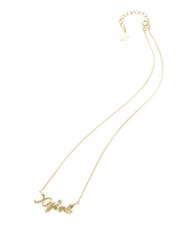 X-girl | SIGNATURE LOGO NECKLACE(ネックレス)