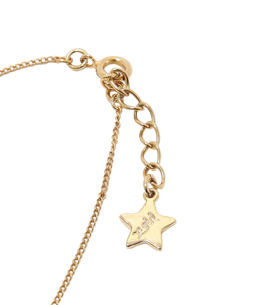 X-girl（エックスガール）の「SIGNATURE LOGO NECKLACE（ネックレス・レディース・シルバー/ゴールド・ONE SIZE）」の7枚目の写真