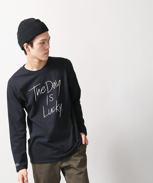 WEGO(ウィゴー)の「WEGO/ペンシルロゴプリントロングTシャツ(Tシャツ/カットソー・メンズ・ホワイト/ブラック・MEDIUM/LARGE)」の13枚目の写真
