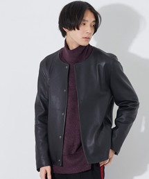 ETHOSENS（エトセンス）の「【ETHOSENS】EX.レザーライダース（ライダースジャケット・キッズ）」