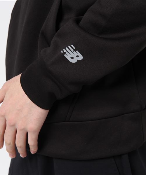 NEW BALANCE（ニューバランス）の「スウェットパーカー AMT73008B AMT73008（パーカー・メンズ・ブラック/カーキ・L/M/LL/S）」の9枚目の写真