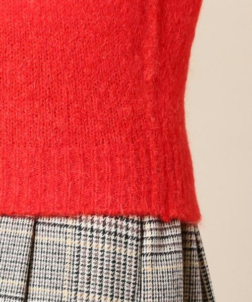 BEAUTY&YOUTH UNITED ARROWS（ビューティーアンドユースユナイテッドアローズ）の「BY アルパカ/モヘヤ クルーネックニット ◆（ニット/セーター・レディース・ライトグレー/レッド/パープル・FREE）」の14枚目の写真