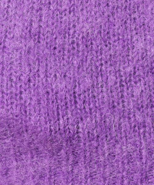 BEAUTY&YOUTH UNITED ARROWS（ビューティーアンドユースユナイテッドアローズ）の「BY アルパカ/モヘヤ クルーネックニット ◆（ニット/セーター・レディース・ライトグレー/レッド/パープル・FREE）」の9枚目の写真