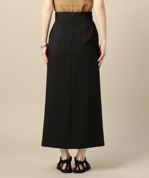 BEAUTY&YOUTH UNITED ARROWS(ビューティーアンドユースユナイテッドアローズ)の「BY ラップスリットハイウエストスカート о(スカート・レディース・ブラック/イエロー/ナチュラル・SMALL/MEDIUM)」の7枚目の写真