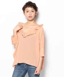 mystic | 【mystic】 衿フリルVP/O(シャツ/ブラウス)