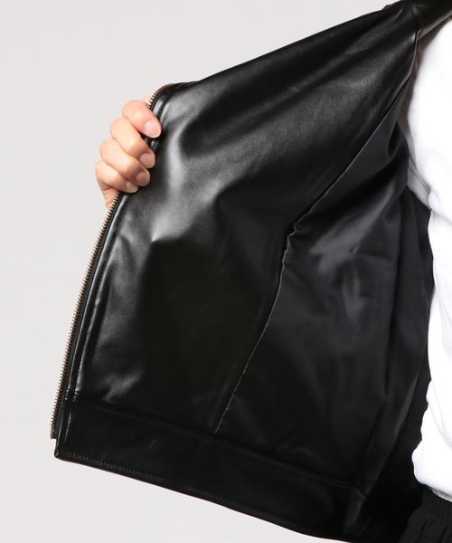 GeeRA(ジーラ)の「フェイクレザーライダースジャケット(ライダースジャケット・レディース・モカ/ブラック・MEDIUM/LARGE/X-LARGE/SMALL)」の5枚目の写真