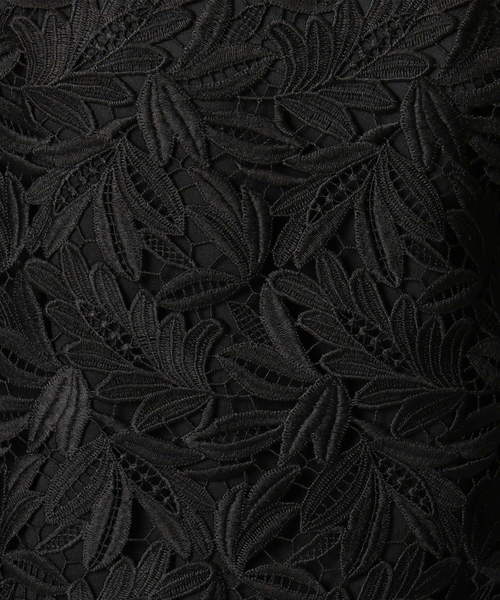 NARACAMICIE(ナラカミーチェ)の「【セットアップ対応】リーフケミカルレースノースリーブブラウス(シャツ/ブラウス・レディース・ブラック・MEDIUM/SMALL/LARGE)」の8枚目の写真